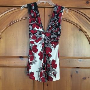 Flattering Floral Top.